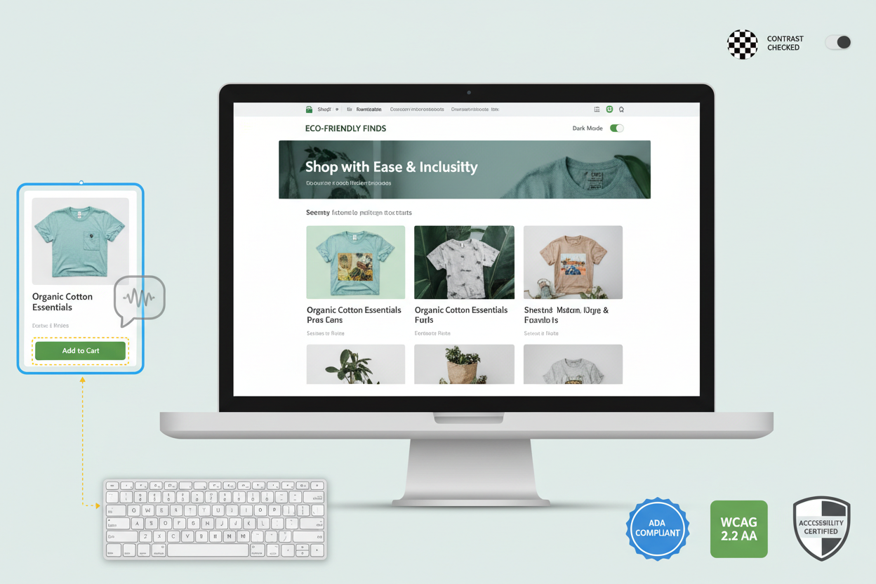 ADA & WCAG 2.2 AA Accessibility Compliance for Shopify